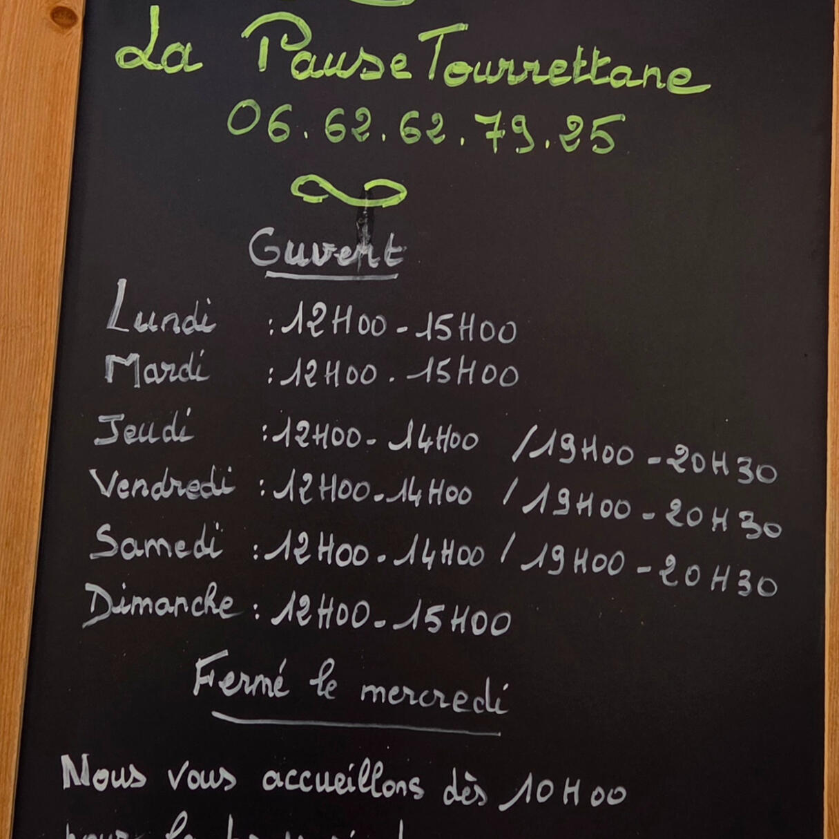 la pause tourrettane restaurant