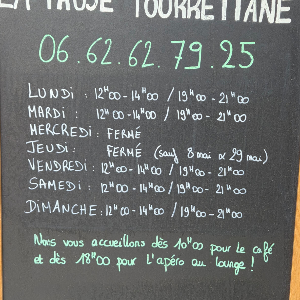 la pause tourrettane restaurant